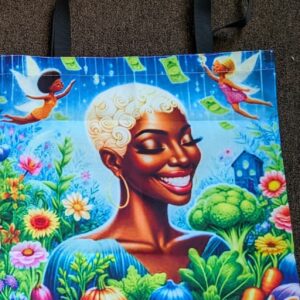 Growing Your Own Foods Blue Tote Bag