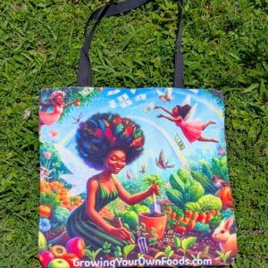 Growing Your Own Foods Heavy Duty Canvas Tote Bag